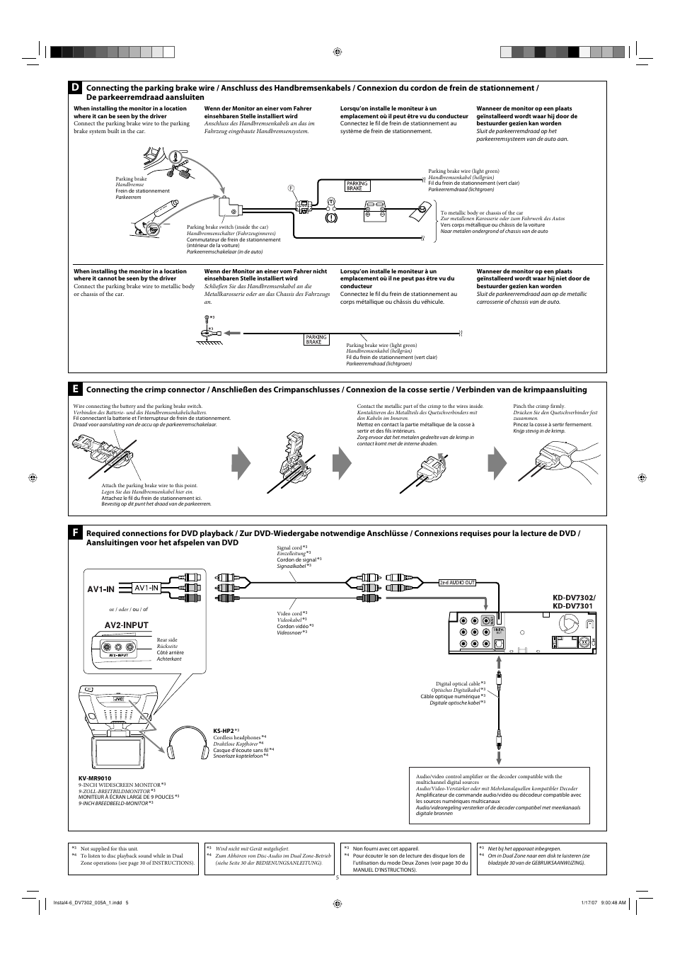 JVC KD-DV7302 User Manual | Page 5 / 6