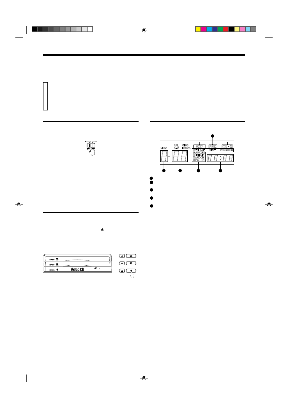 Basic operations, Now you can play a variety of video cds, Overview of the three modes | Display window, Triple disc tray usage | JVC XL-MV35TN User Manual | Page 10 / 28