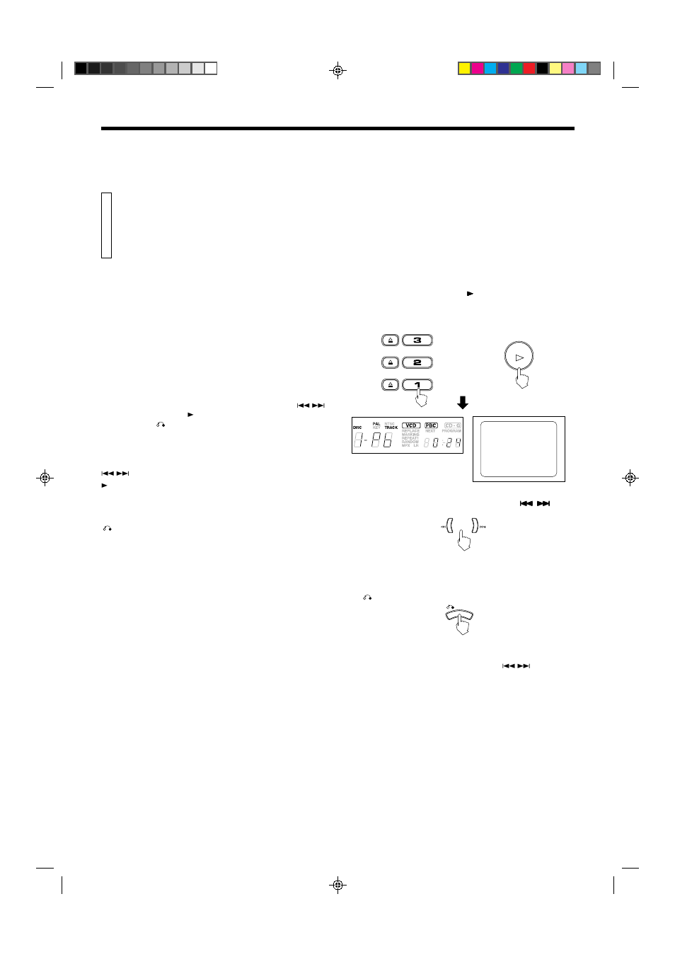 Operation of playback control function, Playing video cds with playback control function | JVC XL-MV35TN User Manual | Page 22 / 28