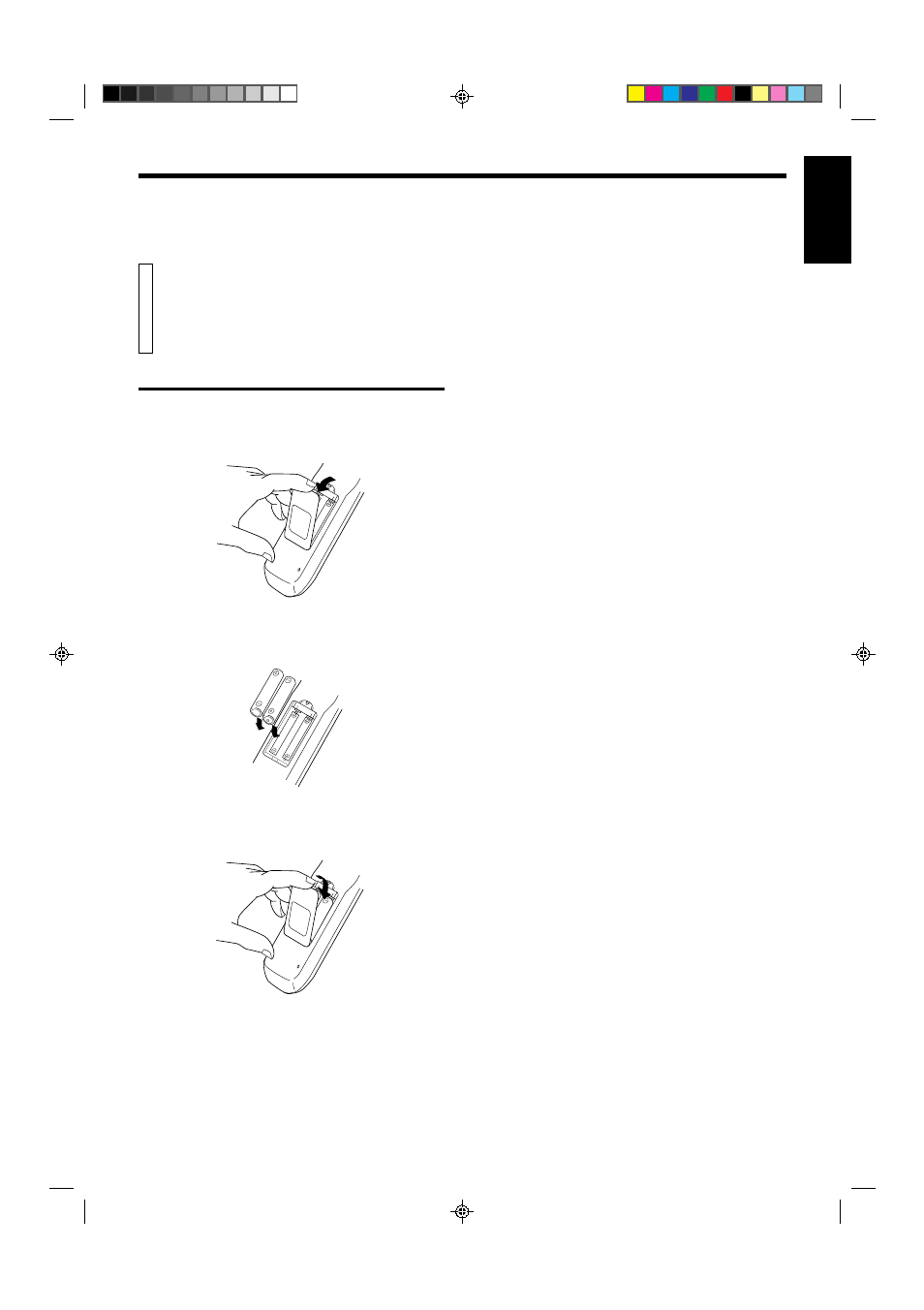 Installing batteries, English | JVC XL-MV35TN User Manual | Page 7 / 28