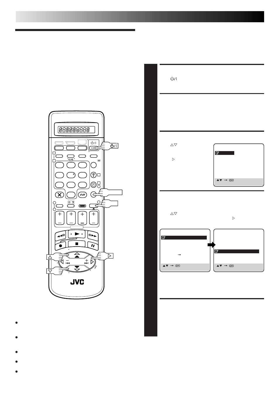 Colour system set, S-vhs/vhs mode only), Turn on the recorder | Access main menu screen, Access mode set screen, Select colour system mode, Return to normal screen, Information on colour system | JVC HM-DR10000EU User Manual | Page 14 / 84