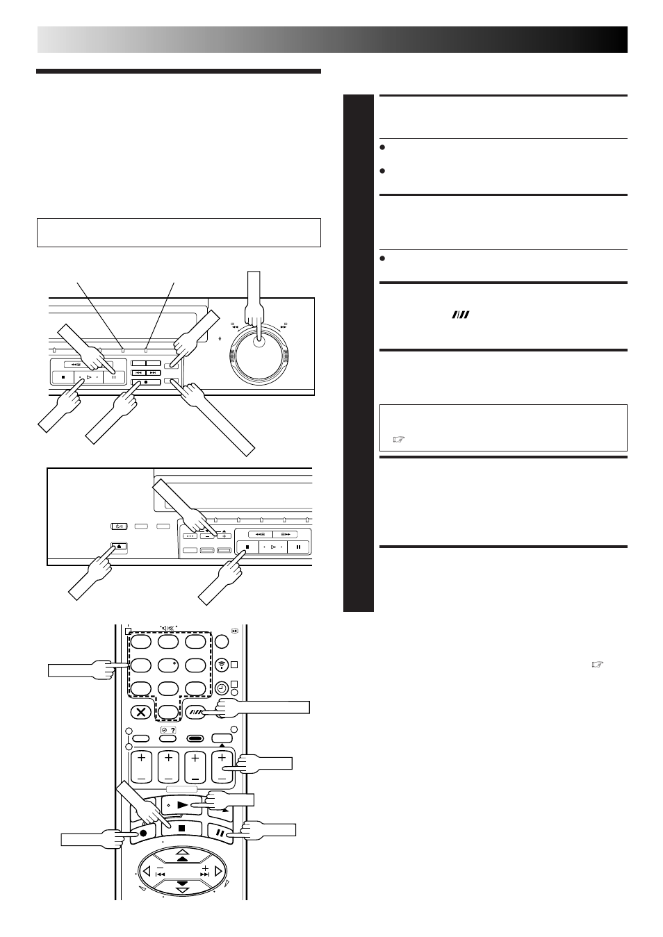 Basic recording, Load a cassette, Choose a programme | Set tape speed, Start recording, Pause/resume recording, Stop recording, Recording, D-vhs recording | JVC HM-DR10000EU User Manual | Page 22 / 84