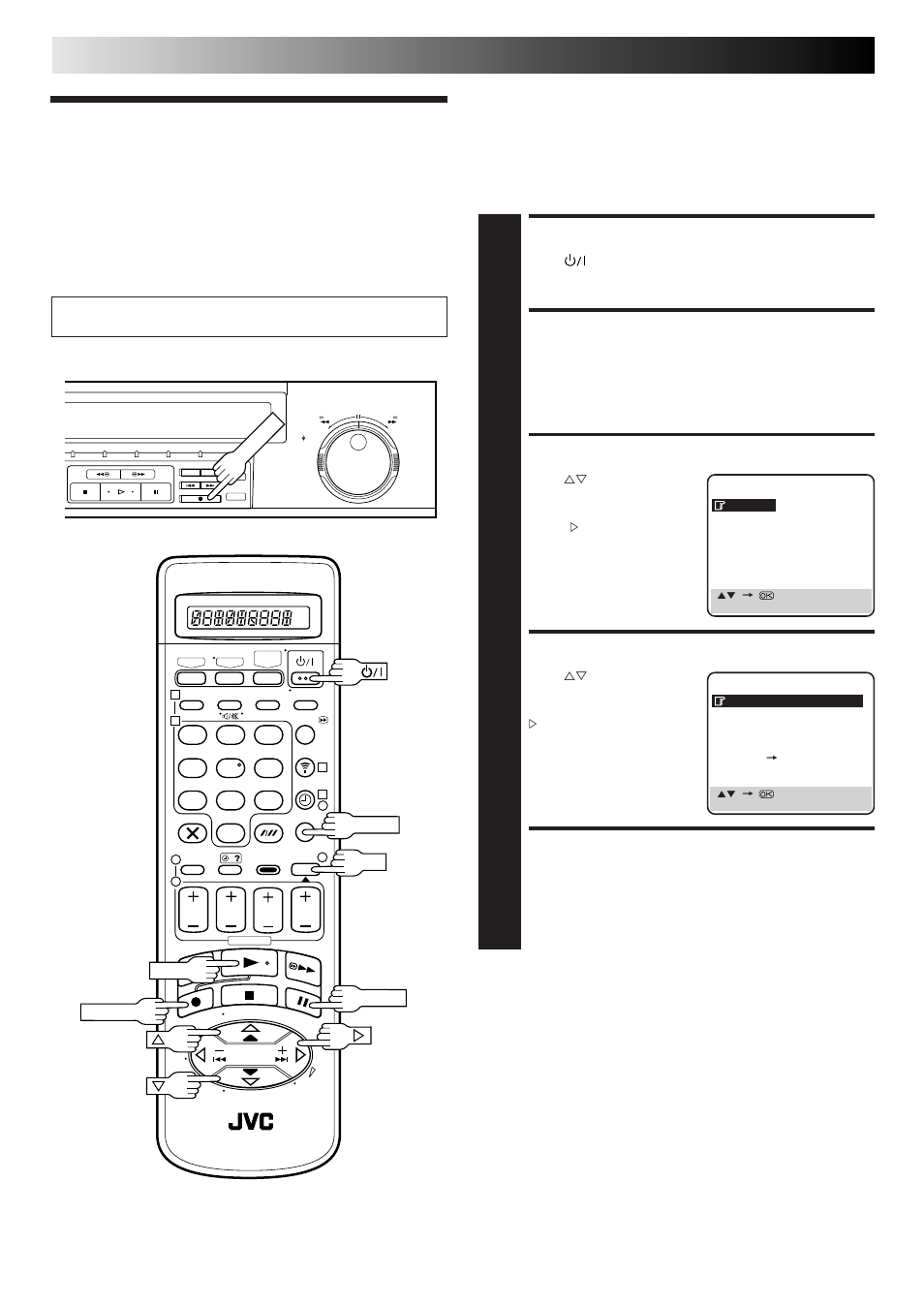 B.e.s.t. picture system, S-vhs/ vhs mode only), Turn on the recorder | Access main menu screen, Access mode set screen, Select b.e.s.t. mode, Return to normal screen, Recording (cont.), Preparation | JVC HM-DR10000EU User Manual | Page 28 / 84