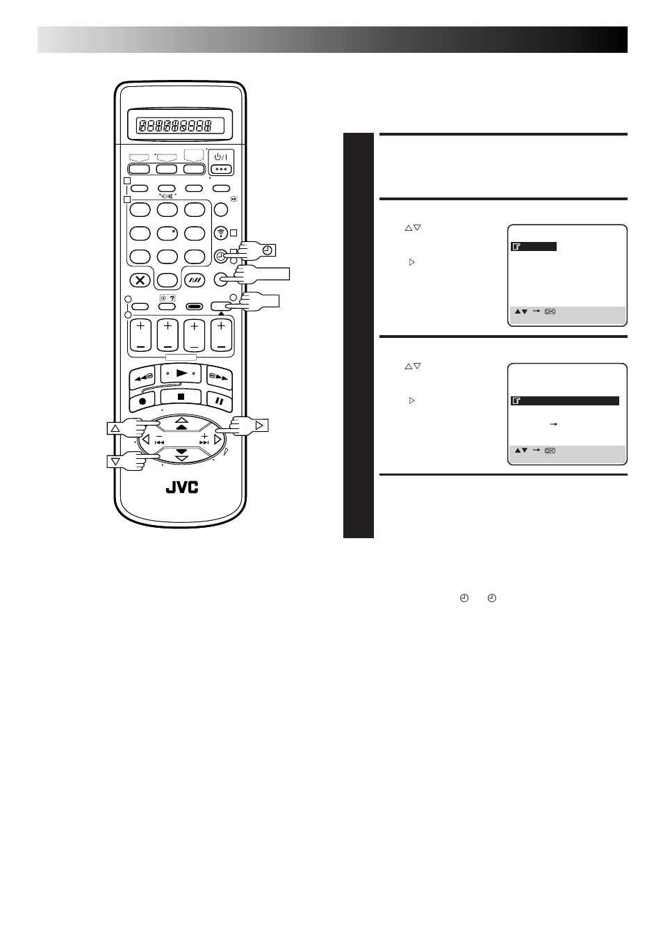Timer recording (cont.), Auto timer, Access main menu screen | Access mode set screen, Select mode, Return to normal screen | JVC HM-DR10000EU User Manual | Page 36 / 84