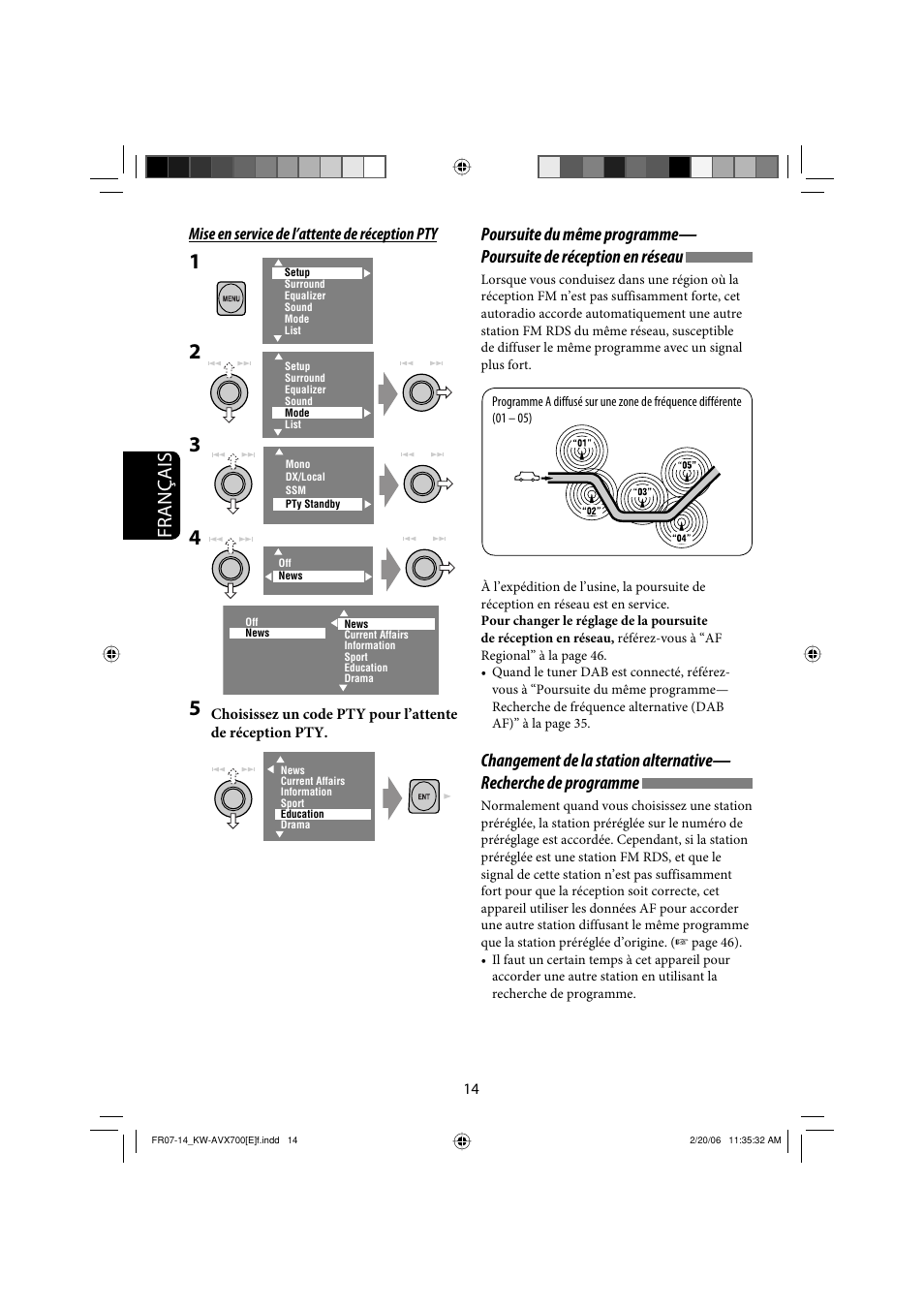 Français | JVC Exad KW-AVX 700 User Manual | Page 130 / 235