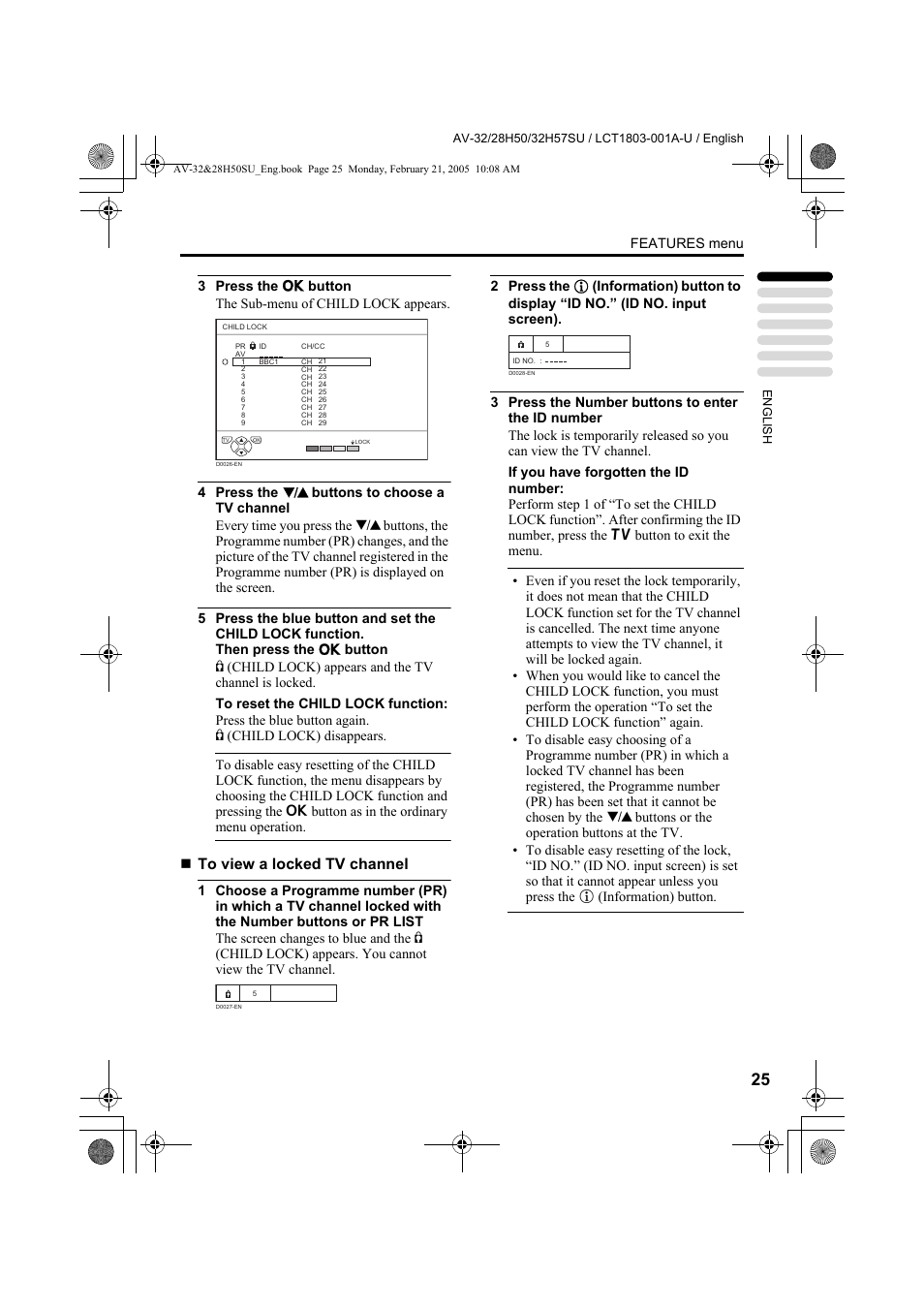 Features menu | JVC 0305MKH-CR-MU User Manual | Page 72 / 135