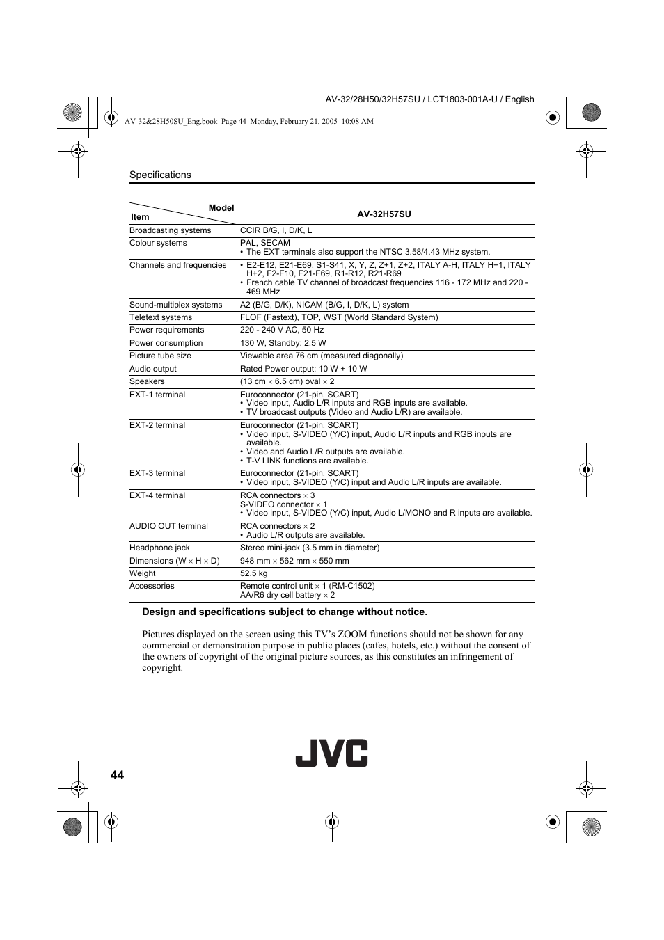 JVC 0305MKH-CR-MU User Manual | Page 91 / 135