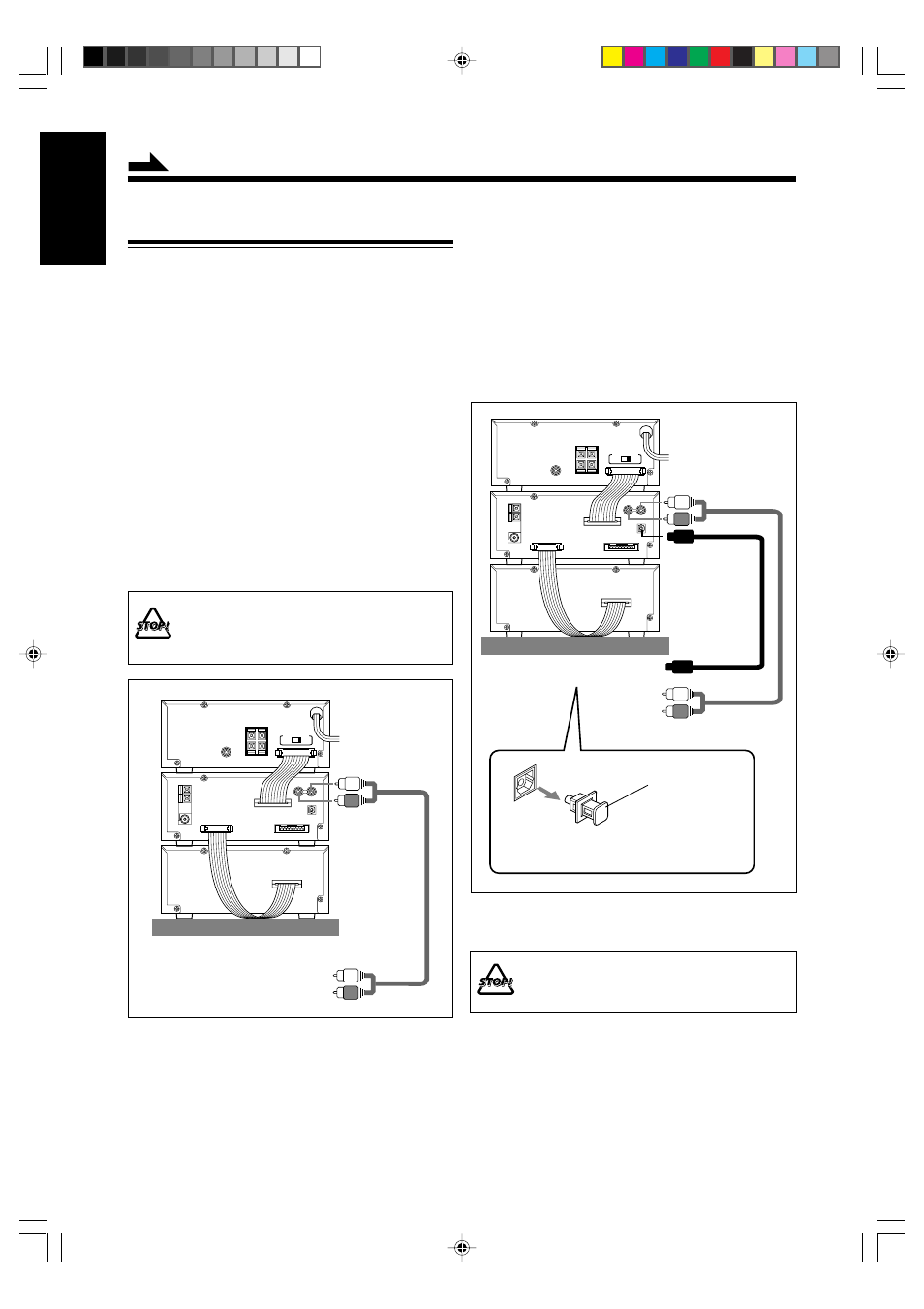 English, Connecting other equipments | JVC UX-G6 User Manual | Page 14 / 38