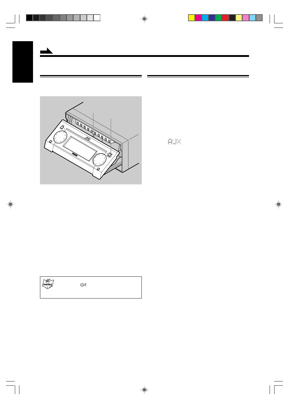 English operating the sliding panel, Listening to the external equipment, Start playing back the external equipment | Apply other sound effects, if you wish | JVC UX-G6 User Manual | Page 18 / 38