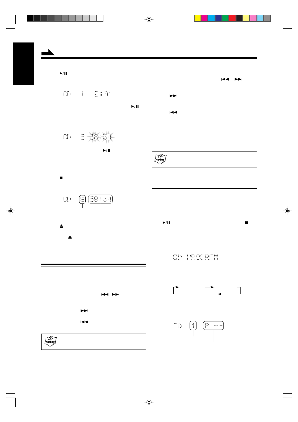 English, Searching and skipping tracks | JVC UX-G6 User Manual | Page 22 / 38