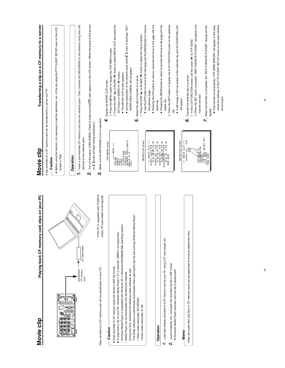 Mo vie c lip | JVC SA-DV6000 User Manual | Page 30 / 43