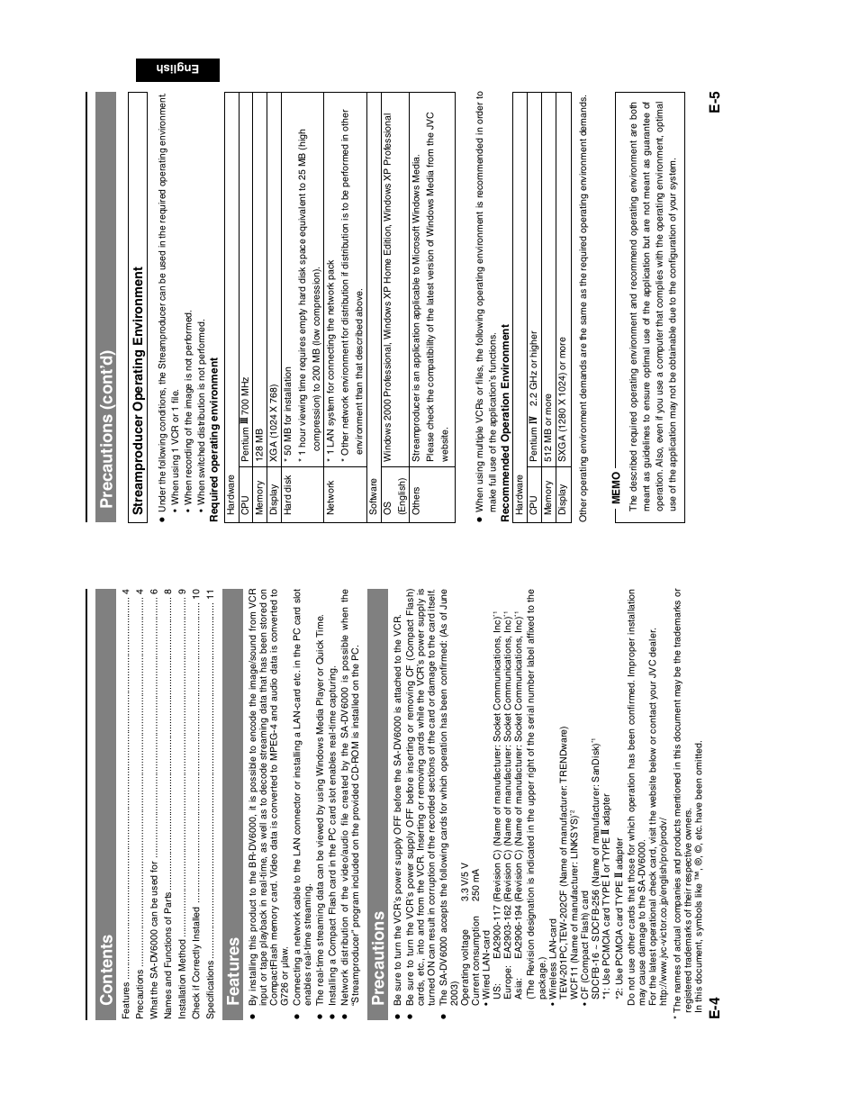 JVC SA-DV6000 User Manual | Page 4 / 43