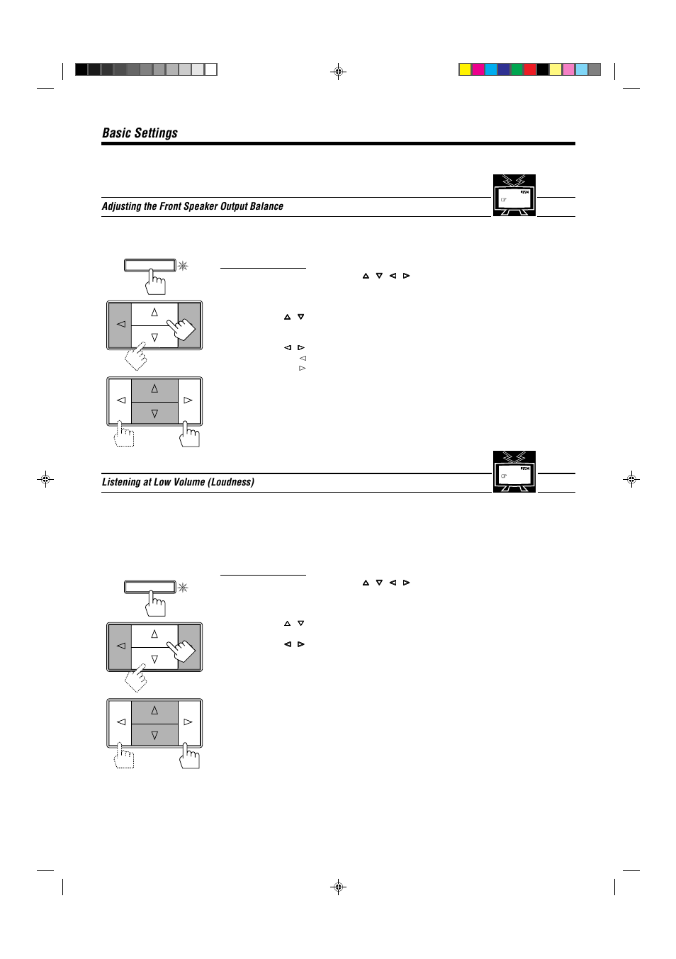 Basic settings | JVC RX-772VBK User Manual | Page 17 / 54