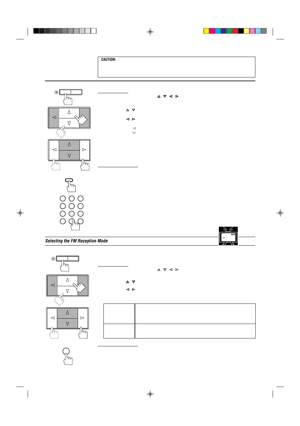 Selecting the fm reception mode | JVC RX-772VBK User Manual | Page 23 / 54