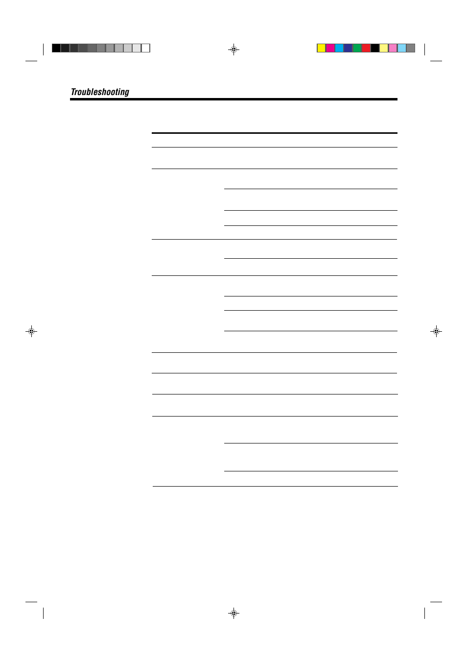 Troubleshooting | JVC RX-772VBK User Manual | Page 49 / 54