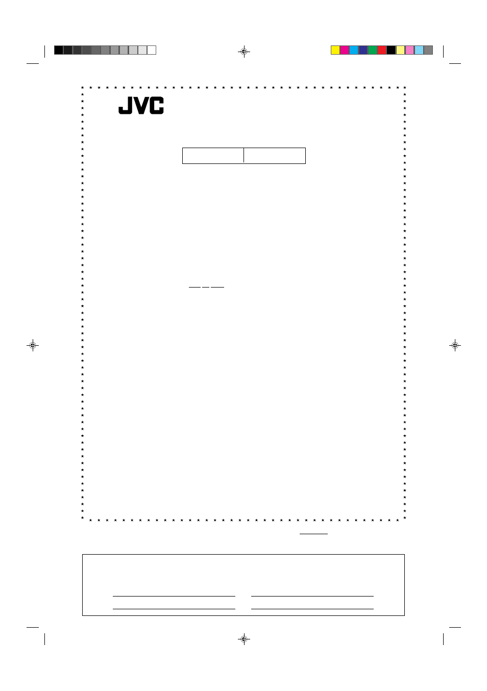 Limited warranty, Audio-2 | JVC RX-772VBK User Manual | Page 53 / 54