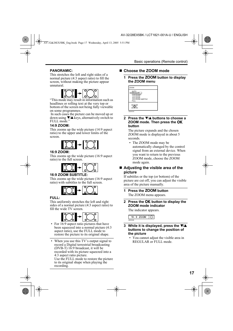 JVC 0405TKH-CR-MU User Manual | Page 17 / 64
