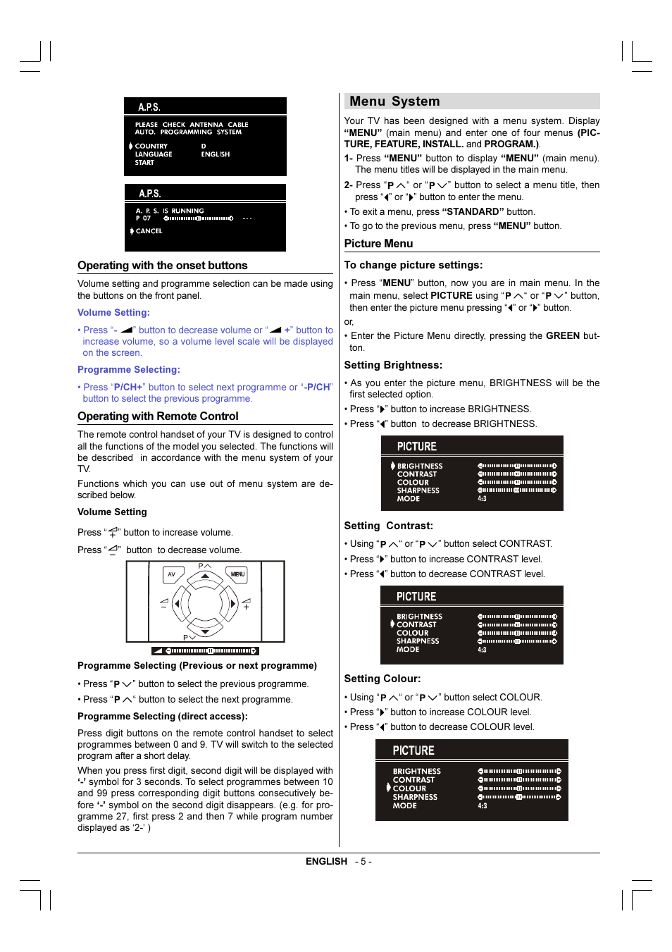 Menu system | JVC 50050690 User Manual | Page 19 / 26