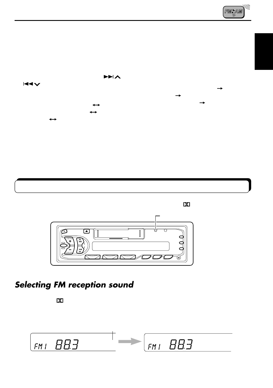 Other convenient tuner functions, Selecting fm reception sound | JVC KS-F530R User Manual | Page 15 / 32
