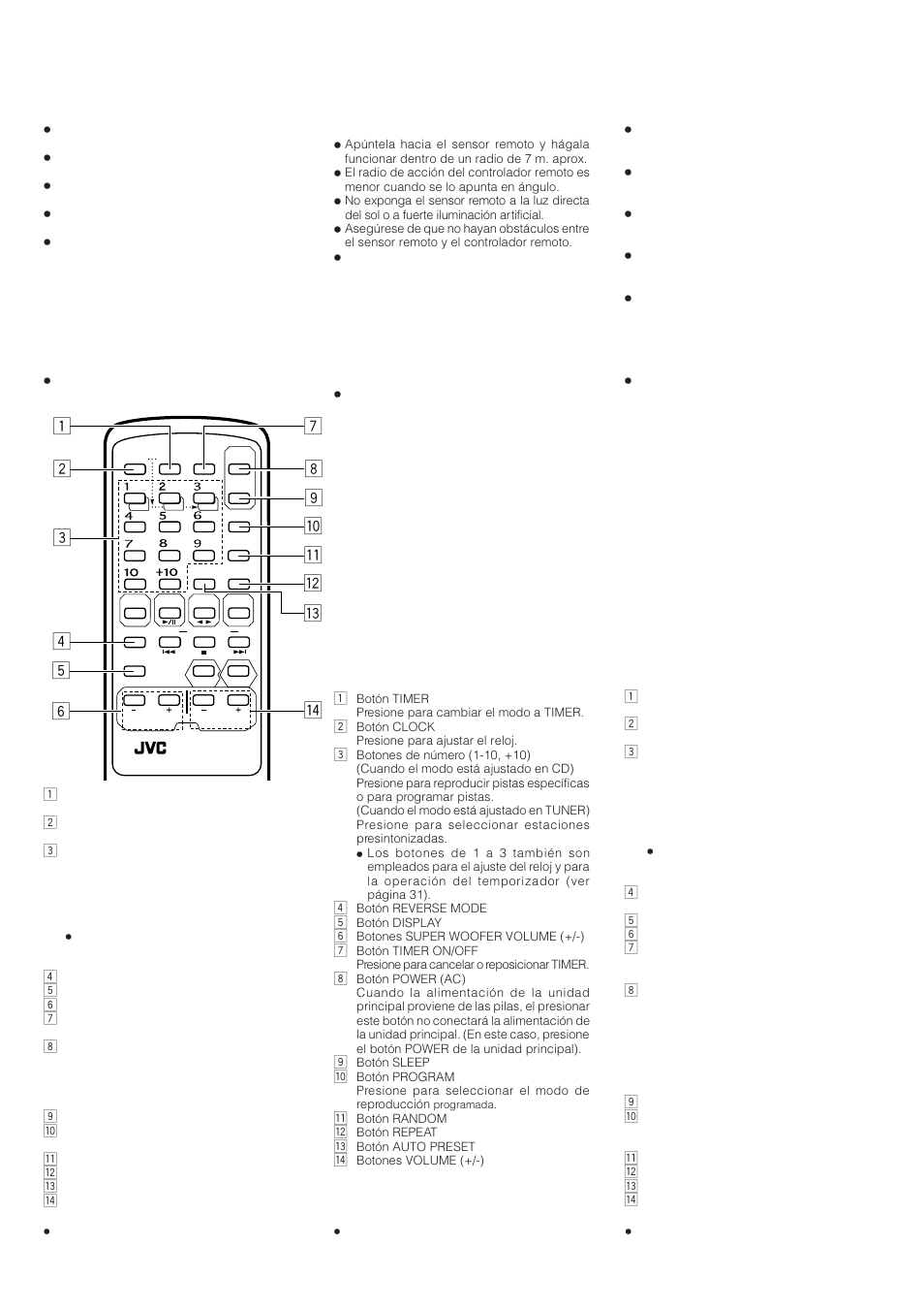 JVC RV-B99 User Manual | Page 14 / 40