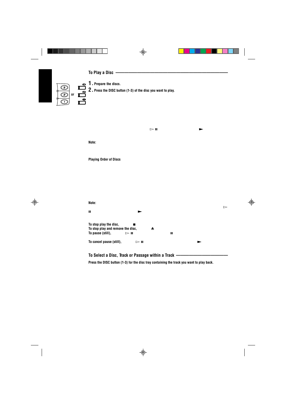 English | JVC CA-V808T User Manual | Page 26 / 53