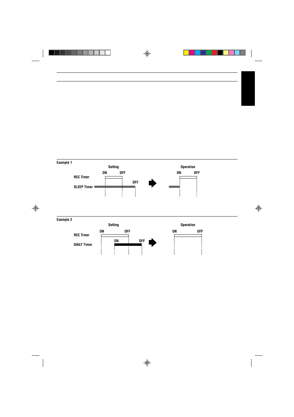 Timer priority, English | JVC CA-V808T User Manual | Page 49 / 53