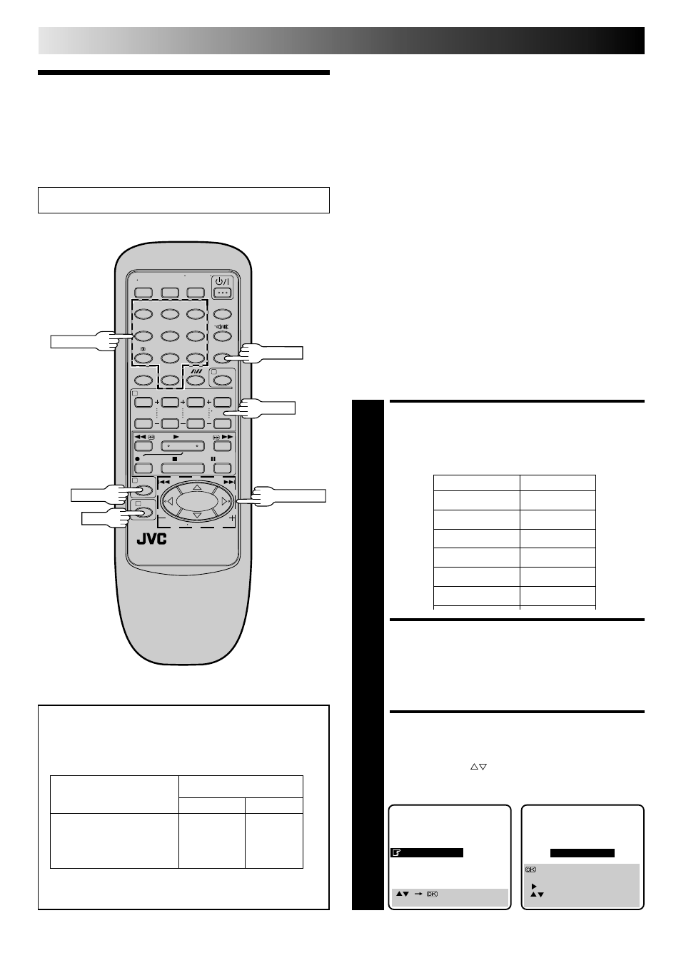 Video plus+ setup, Access main menu screen, Access guide prog set screen | Initial settings (cont.), Guide program number set, Important | JVC HR-DD445EK User Manual | Page 10 / 52