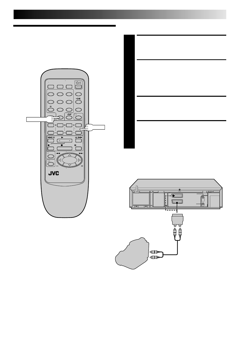 Edit from a camcorder, Make connections, Set recorder’s input mode | Start camcorder, Start recorder | JVC HR-DD445EK User Manual | Page 29 / 52