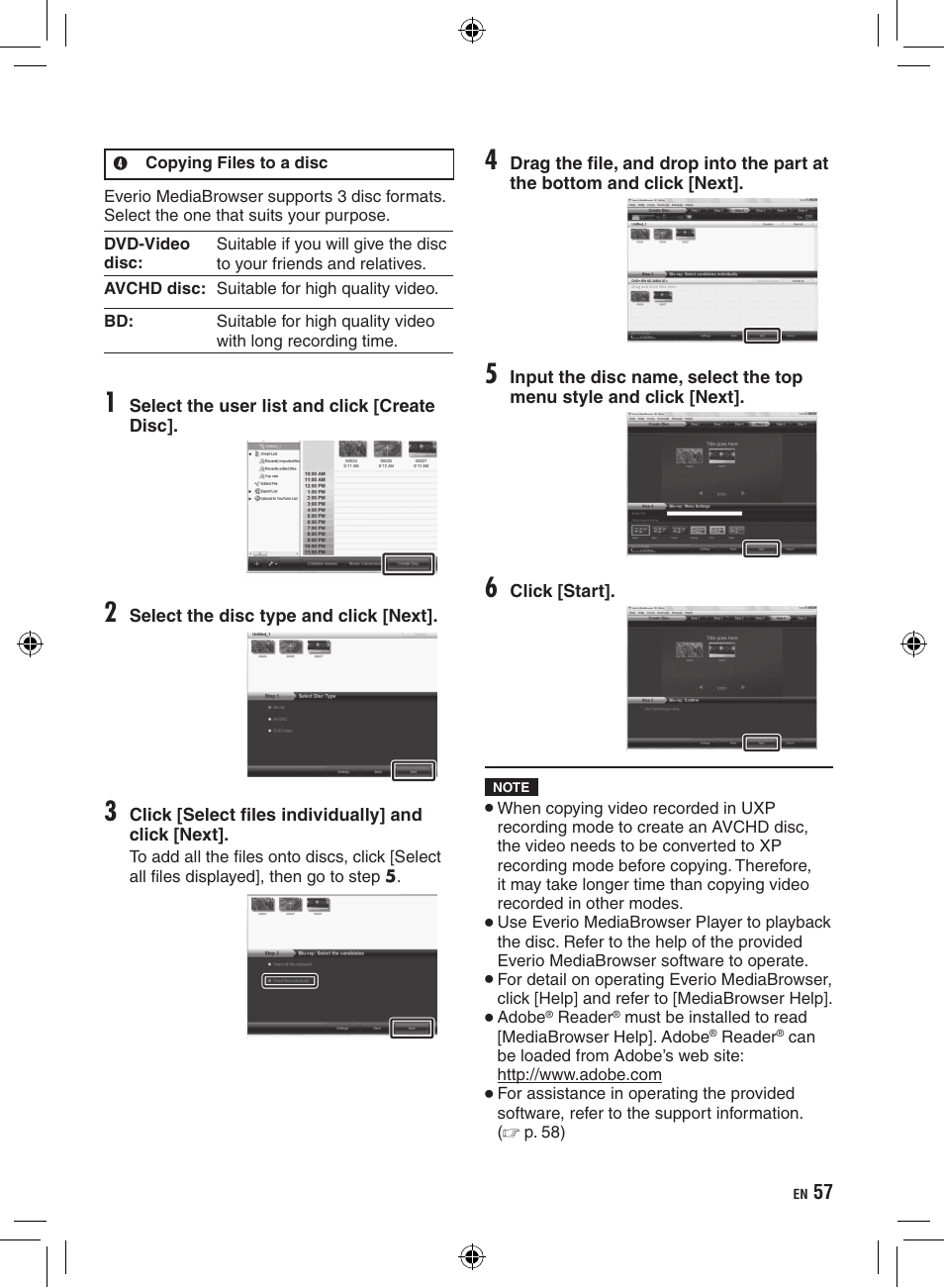 JVC Everio GZ-HD320 User Manual | Page 57 / 84