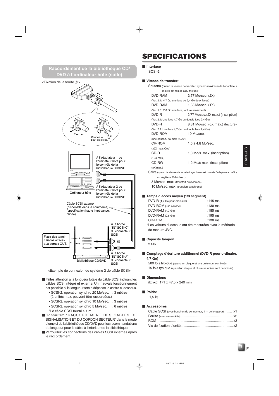 Specifications | JVC MC-R433U User Manual | Page 23 / 32