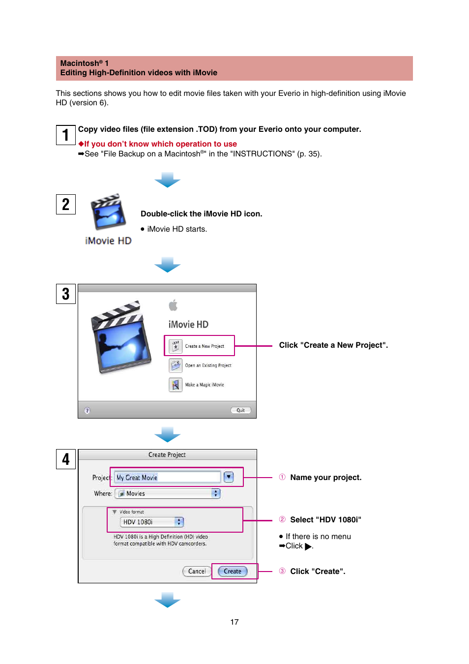 JVC Everio GZ-HD5 User Manual | Page 17 / 19