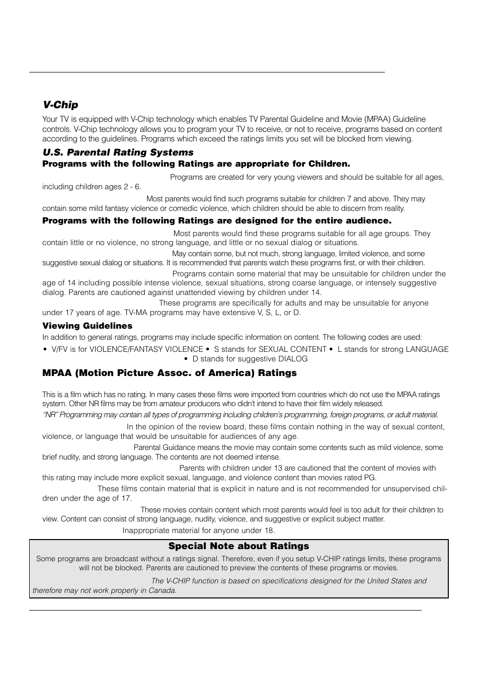 V-chip | JVC AV 61S902 User Manual | Page 33 / 68