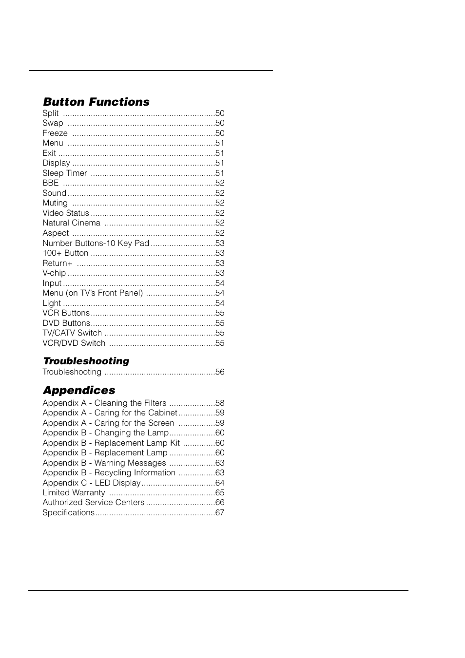 JVC AV 61S902 User Manual | Page 7 / 68