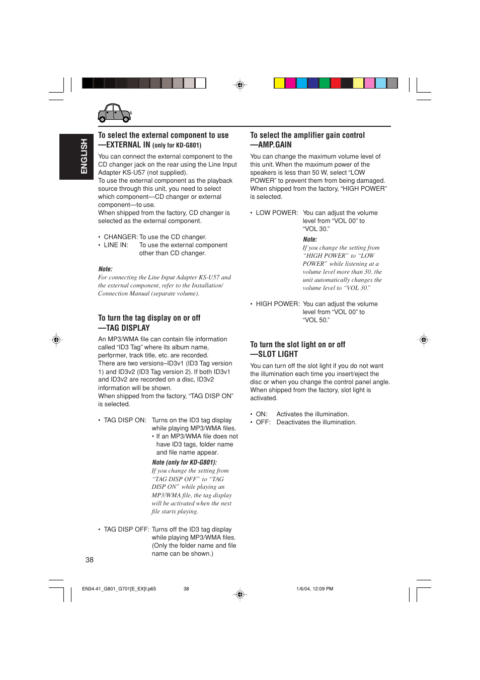 JVC GET0199-001A User Manual | Page 38 / 124
