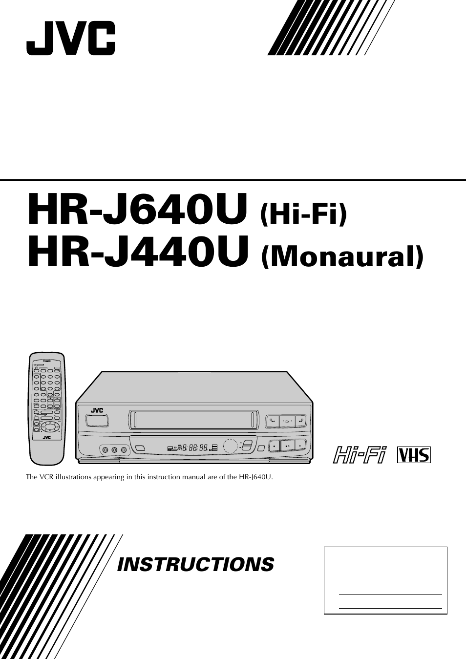 JVC HR-J440U User Manual | 48 pages