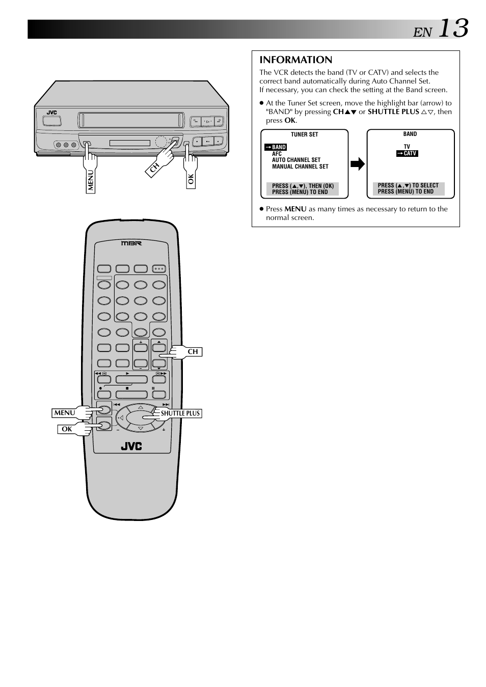 Information | JVC HR-J440U User Manual | Page 13 / 48
