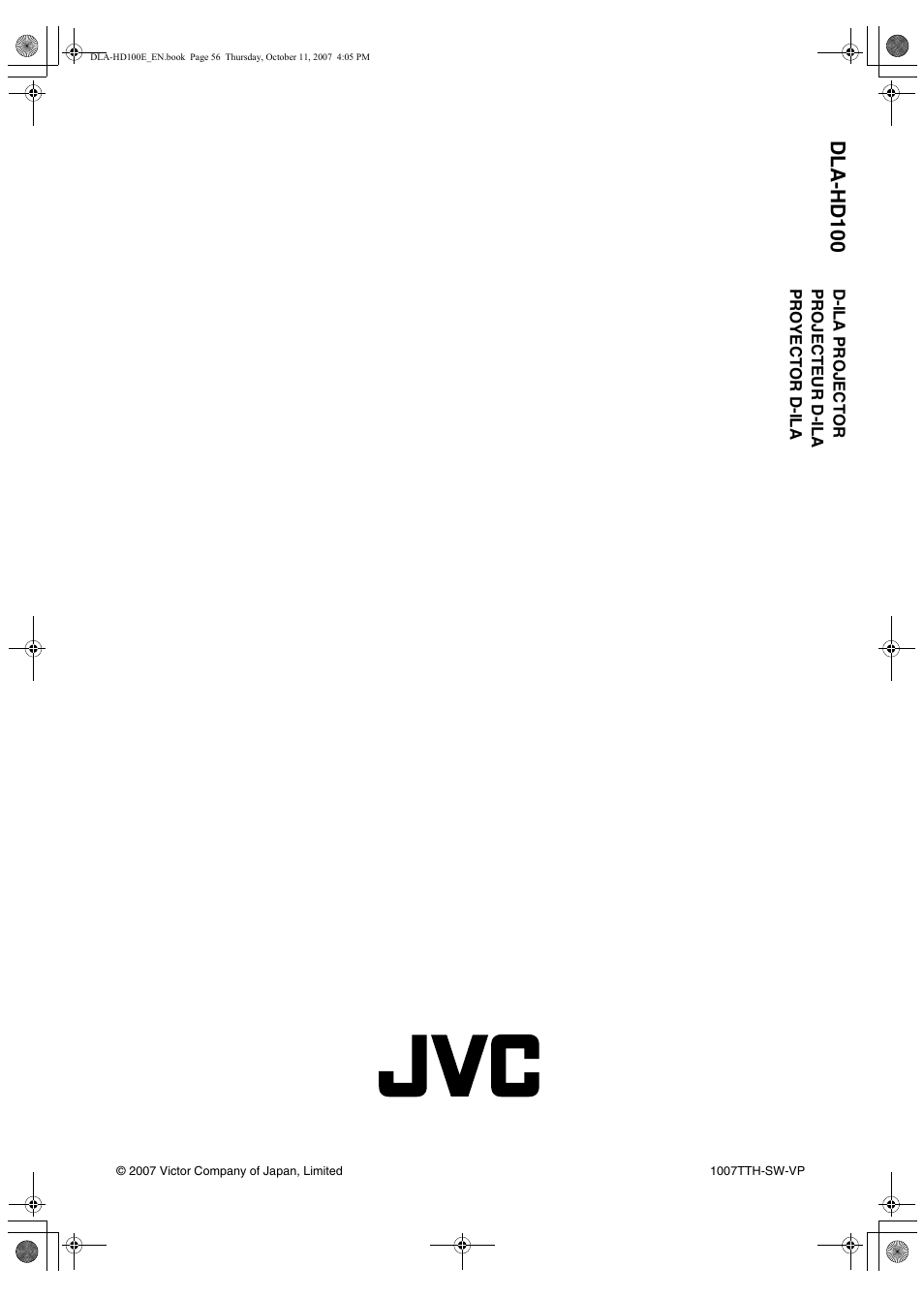 Dla-hd100 | JVC LCT2374-001A User Manual | Page 162 / 162