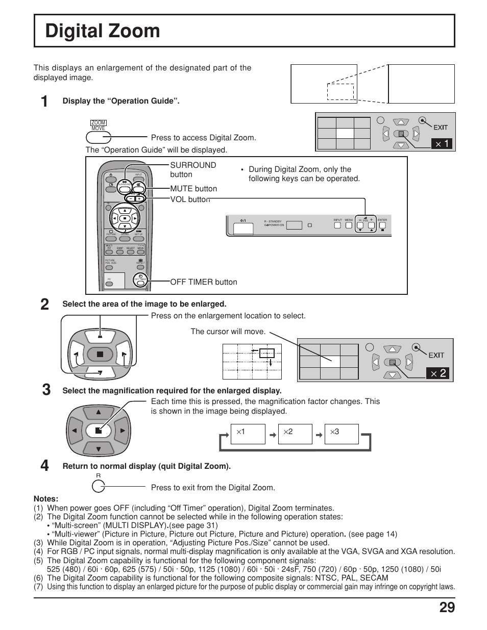 Digital zoom | JVC GD-V422U User Manual | Page 29 / 76