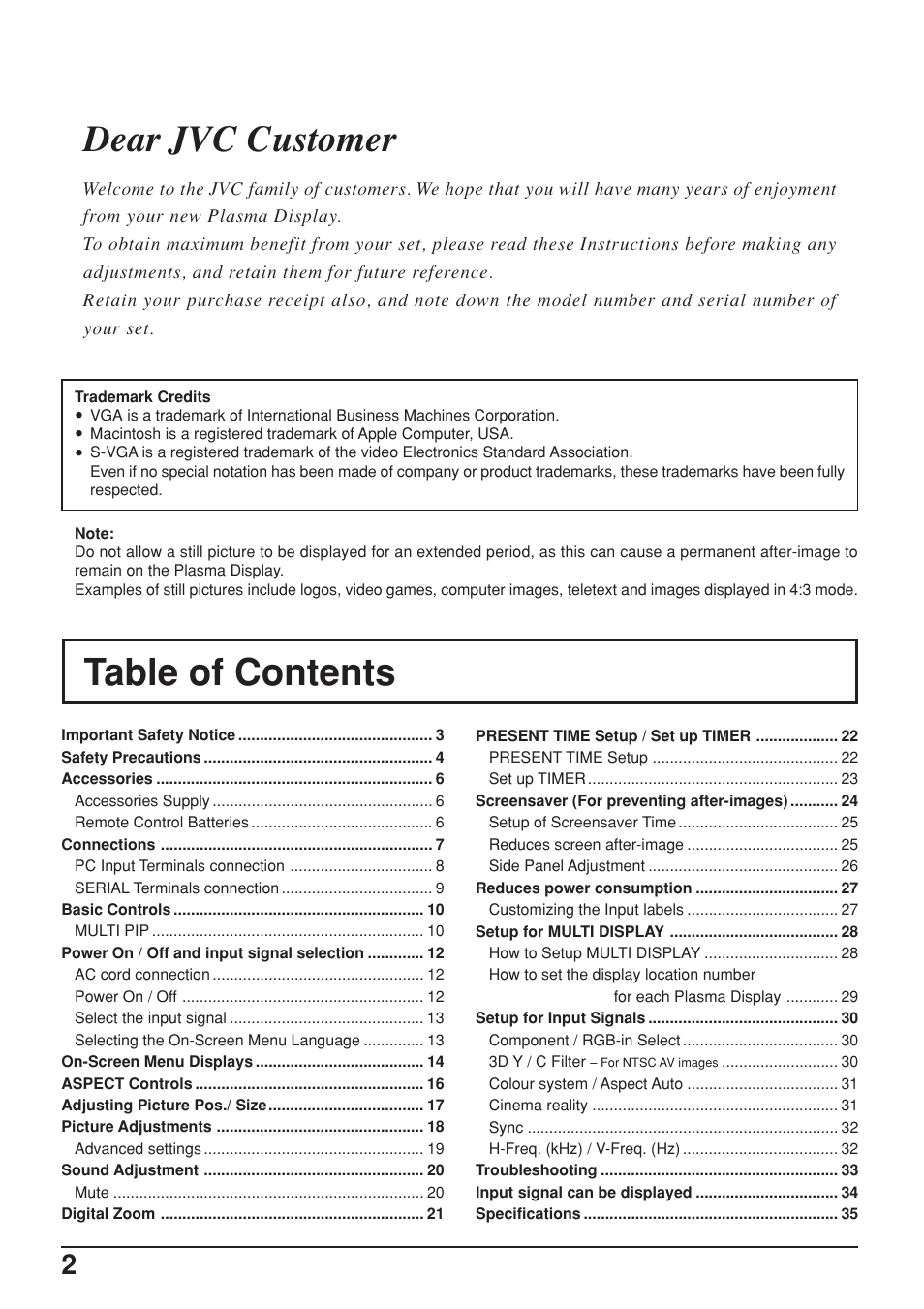 JVC GD-V422U User Manual | Page 42 / 76