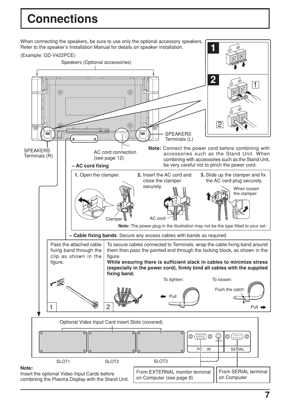 Connections | JVC GD-V422U User Manual | Page 47 / 76