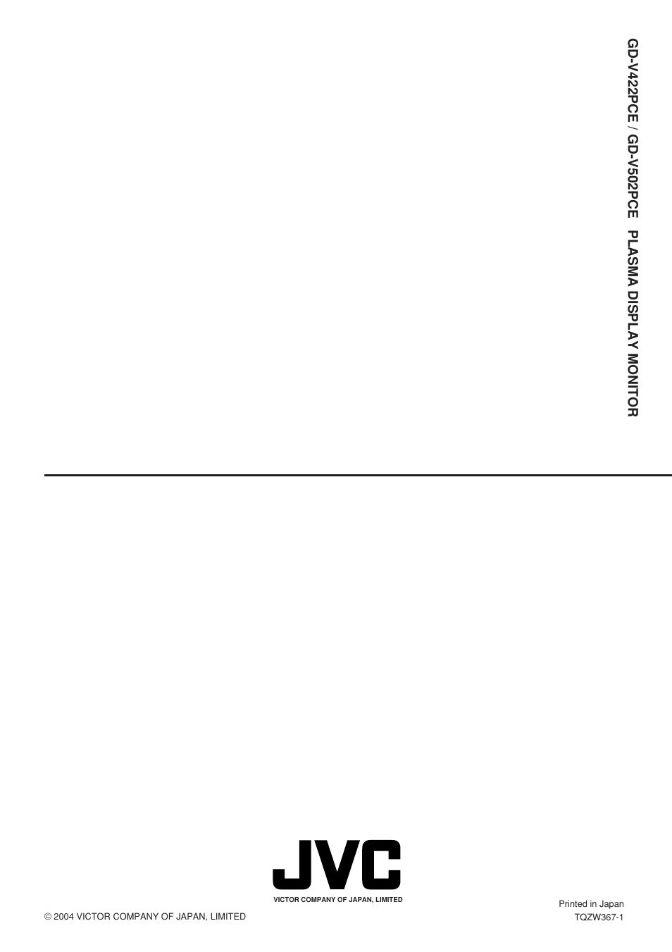 JVC GD-V422U User Manual | Page 76 / 76