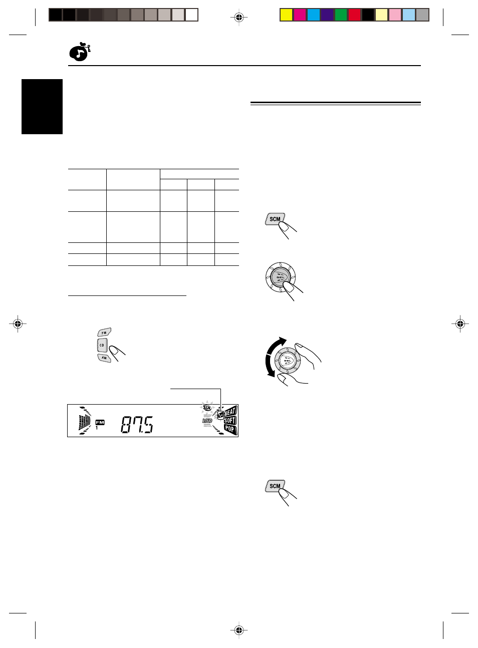 Storing your own sound adjustments, Recalling the sound modes | JVC KD-S713R User Manual | Page 18 / 28