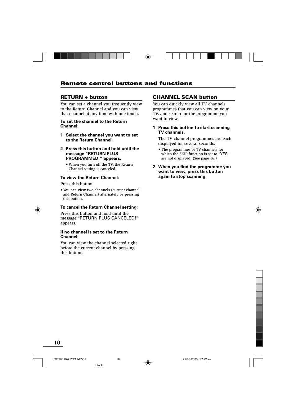 JVC AV-16N211 User Manual | Page 10 / 20