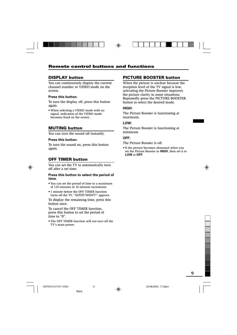 JVC AV-16N211 User Manual | Page 9 / 20