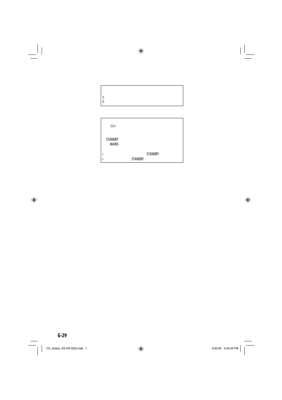 G-29 | JVC XS-SR2 User Manual | Page 30 / 72
