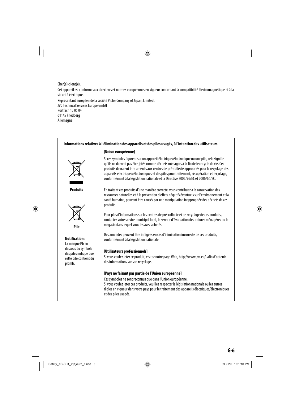 JVC XS-SR2 User Manual | Page 7 / 72