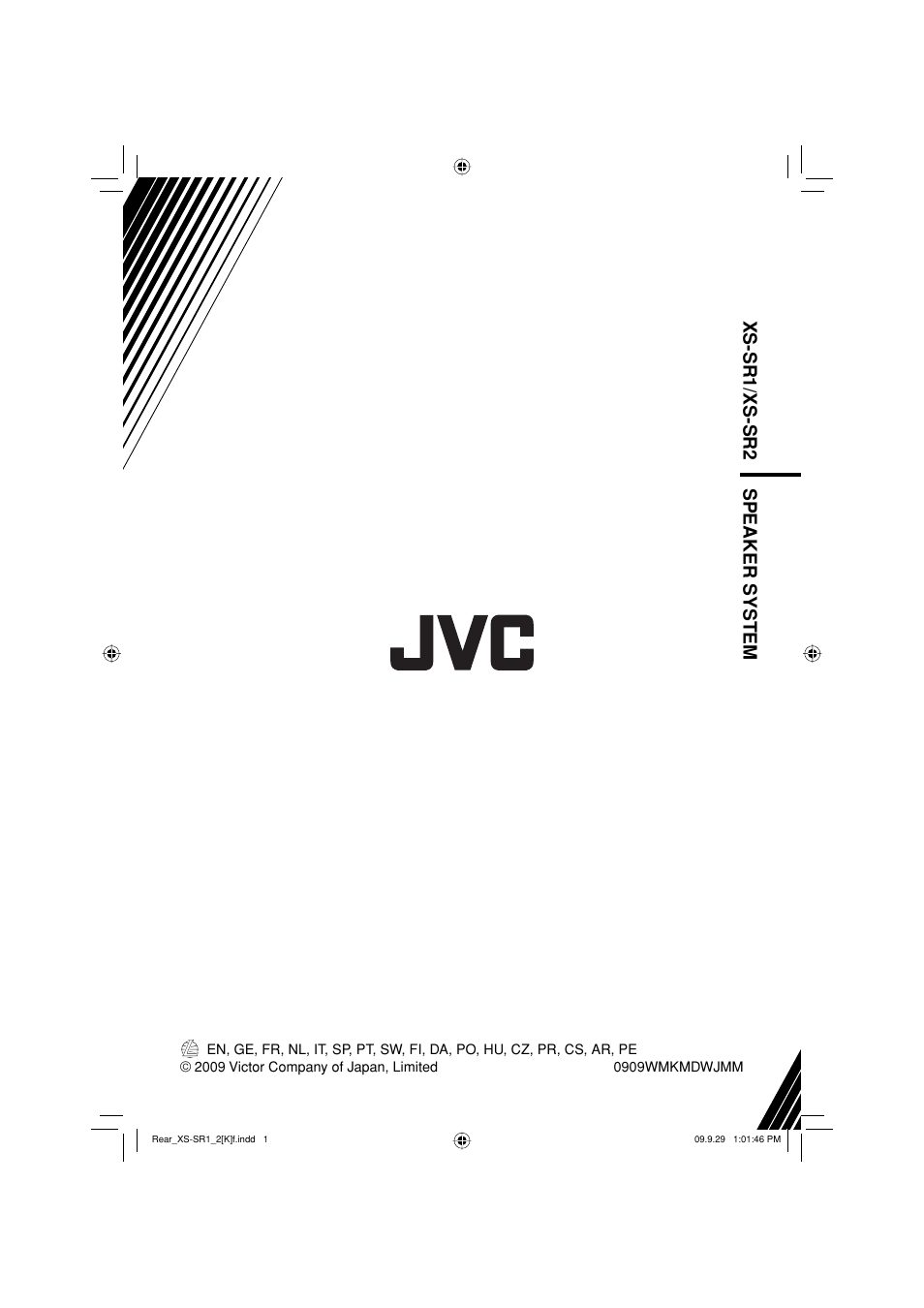 Xs-sr1/xs-sr2 speaker system | JVC XS-SR2 User Manual | Page 72 / 72