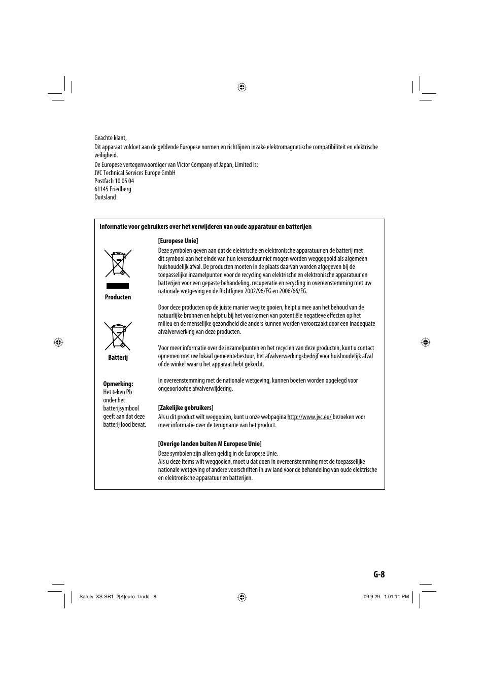 JVC XS-SR2 User Manual | Page 9 / 72