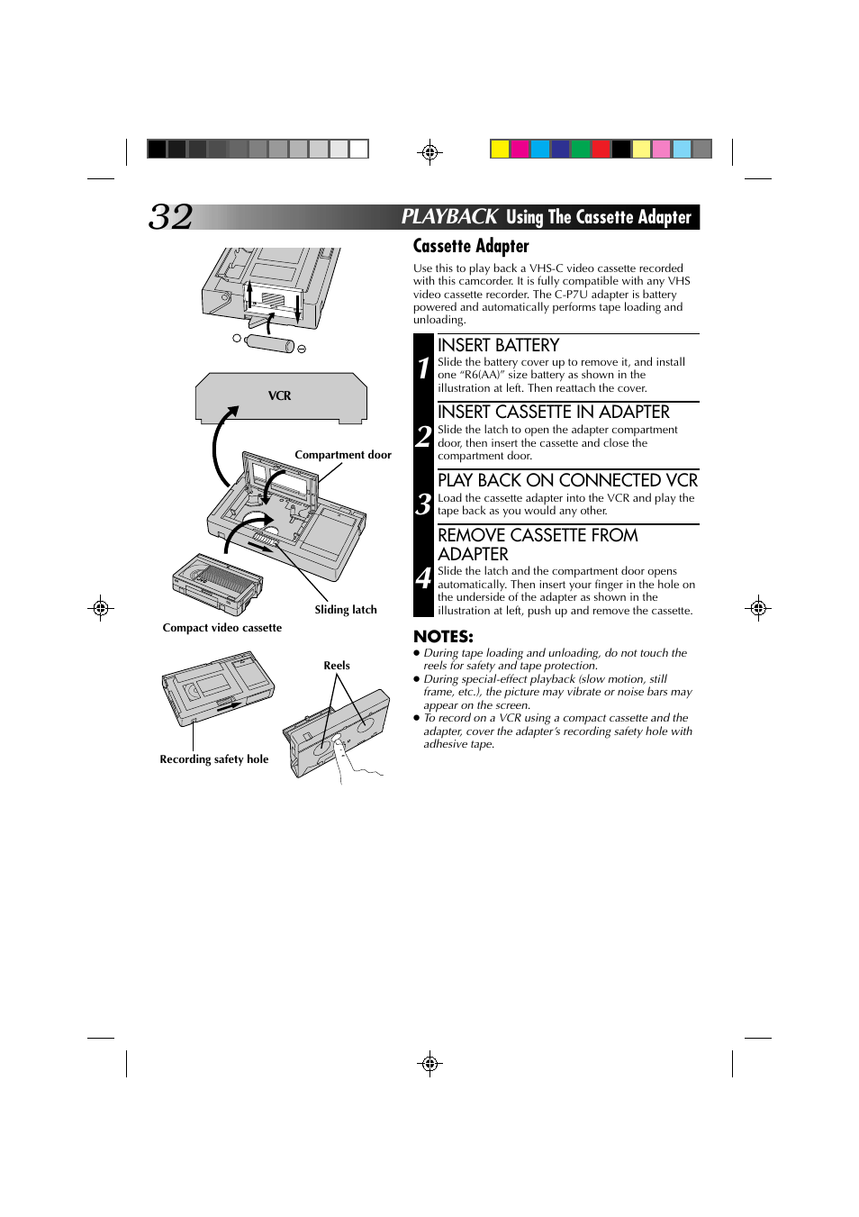 Playback | JVC YU30052-572 User Manual | Page 32 / 50