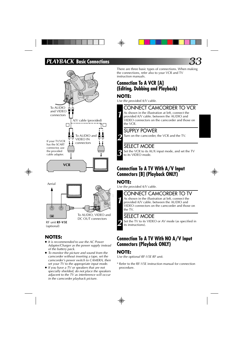 Playback | JVC YU30052-572 User Manual | Page 33 / 50